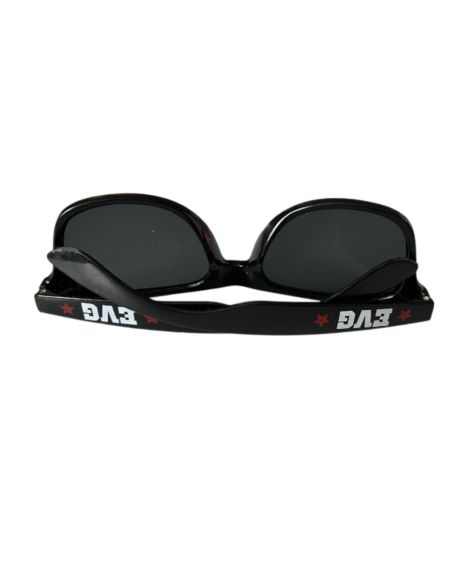 Paire de Lunettes Soleil en Plastique EVG Adulte - Couleur : Noire