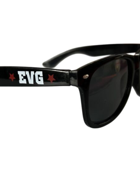 Paire de Lunettes Soleil en Plastique EVG Adulte - Couleur : Noire