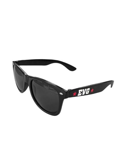 Paire de Lunettes Soleil en Plastique EVG Adulte - Couleur : Noire