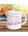 Mug “Je suis folle et fière de mes copines” – Mug humoristique 300 ml en céramique