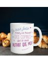 Mug “Je suis folle et fière de mes copines” – Mug humoristique 300 ml en céramique