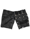 Mitaines Cuir cloutées carré taille XL MFH