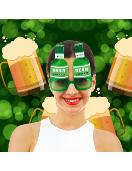 Lunettes Bouteilles de Bière - Taille unique
