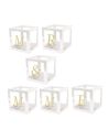Stickers Lettres Dorées " Mr & Mme , Mr & Mr ou Mme & Mme"