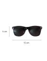 Pack de 5 Paires de Lunettes Soleil en Plastique EVG Adulte - Couleur : Noire