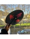 Ã‰ventail signes chinois - couleur alÃ©atoire - Ã˜ 23 cm