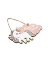 Plaque à suspendre Princesse Licorne - Dimensions : 21 x 12,5 x 0,5 cm