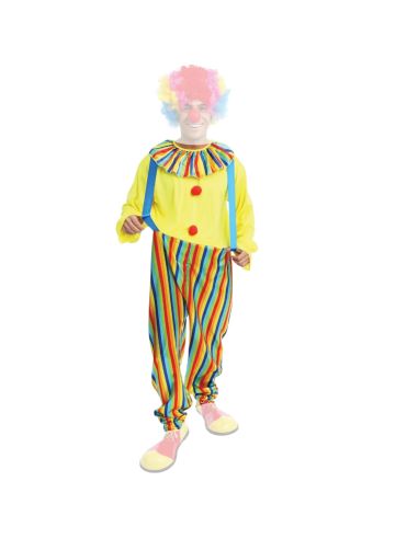 Costume de Clown - adulte - Taille S/M ou L/XL - Matière : Polyester