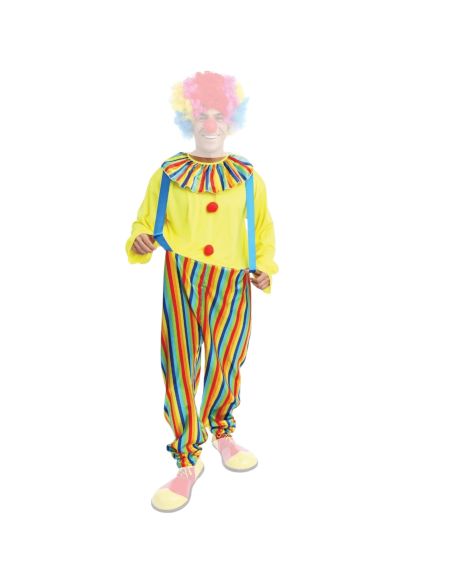 Costume de Clown - adulte - Taille S/M ou L/XL - Matière : Polyester