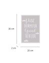 Toile Décorative Murale Petit Dormeur Grand Rêveur - Dimensions : 30 x 20 x 2 cm