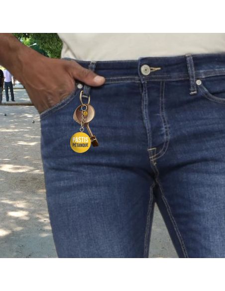 Porte-clés Cochonnet Pétanque Club