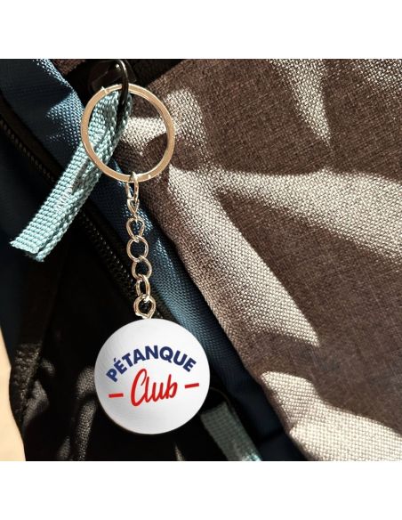 Porte-clés Cochonnet Pétanque Club
