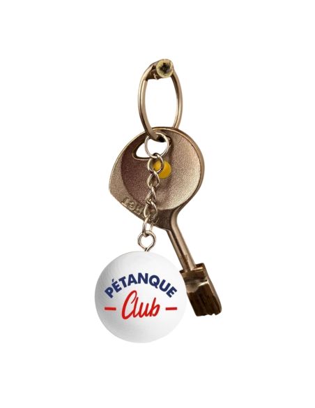 Porte-clés Cochonnet Pétanque Club