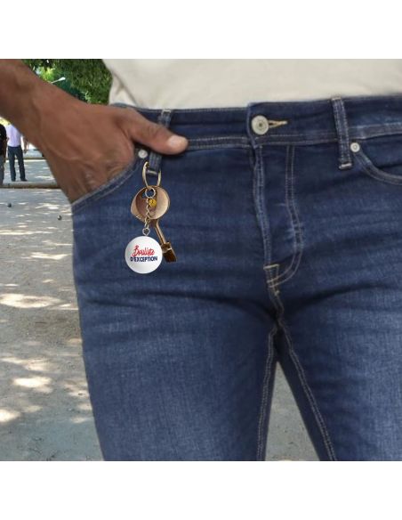 Porte-clés Cochonnet Pétanque Club