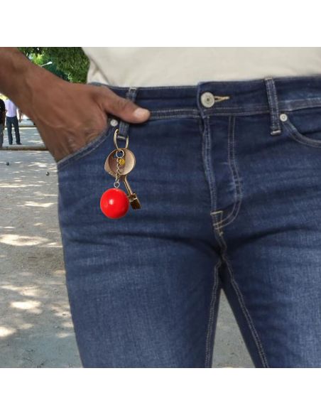 Porte-clés Cochonnet Pétanque Club