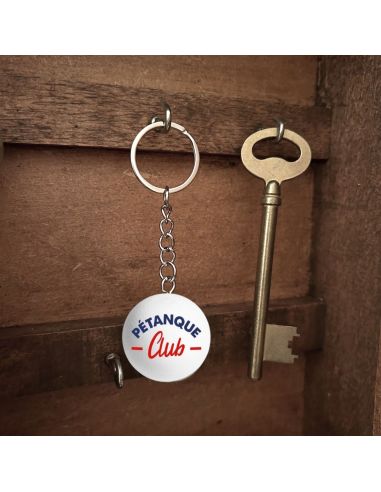 Porte-clés Cochonnet Pétanque Club