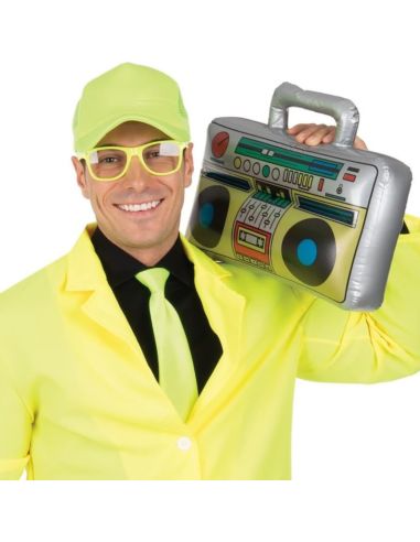 Radio Cassette Factice Gonflable Rétro Années 80
