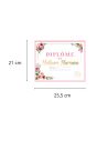 Cadre murale "Diplôme de la Meilleure Marraine" - Dimensions : 26 x 21 x 1,5 cm