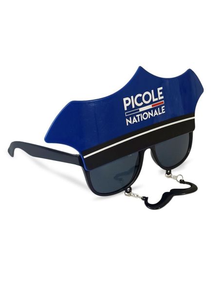 Lunettes "Picole Nationale" à Képis et Moustache Intégrée