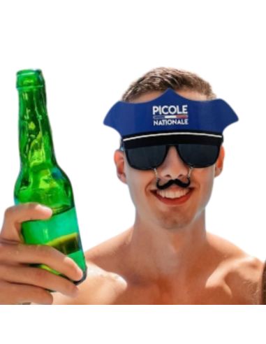 Lunettes "Picole Nationale" à Képis et Moustache Intégrée