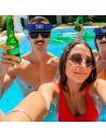 Lunettes "Picole Nationale" à Képis et Moustache Intégrée