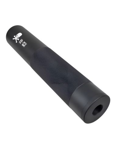 Silencieux Pour Réplique Airsoft 190x35mm Tête de Mort U.S. GOVT (Cyma)