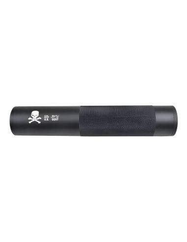 Silencieux Pour Réplique Airsoft 190x35mm Tête de Mort U.S. GOVT (Cyma)
