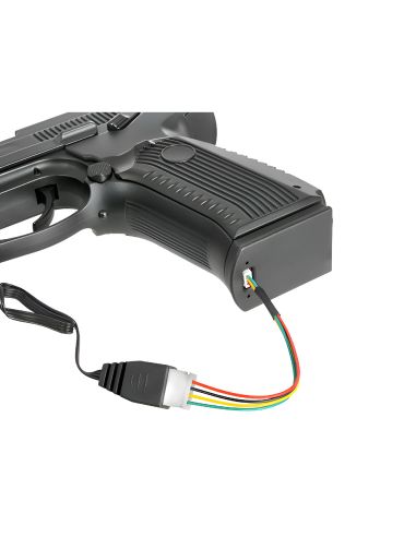 Réplique airsoft CM136 Noir Style MP443 AEP Lipo Électrique MOSFET (Cyma)