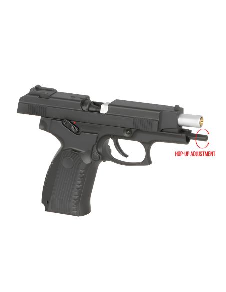 Réplique airsoft CM136 Noir Style MP443 AEP Lipo Électrique MOSFET (Cyma)