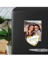 Magnet en Forme de Coeur "Maman Je T'Aime" - Dimensions : 8 x 8 cm