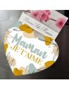 Magnet en Forme de Coeur "Maman Je T'Aime" - Dimensions : 8 x 8 cm