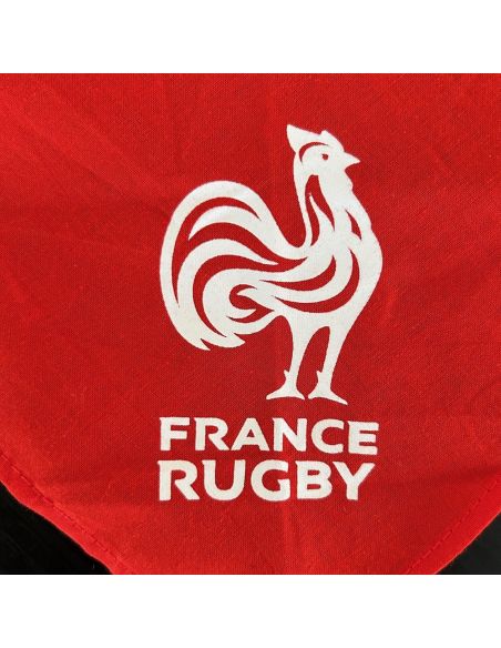 Foulard Supporter Equipe de France de Rugby - Couleurs : Bleu ou Rouge