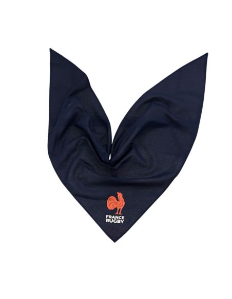 Foulard Supporter Equipe de France de Rugby - Couleurs : Bleu ou Rouge