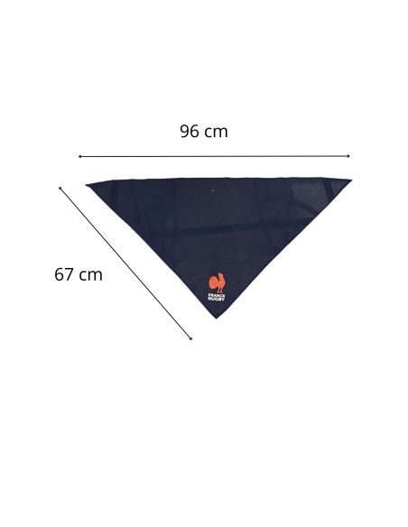 Foulard Supporter Equipe de France de Rugby - Couleurs : Bleu ou Rouge