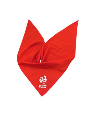 Foulard Supporter Equipe de France de Rugby - Couleurs : Bleu ou Rouge