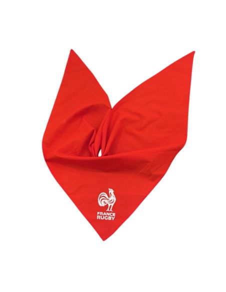 Foulard Supporter Equipe de France de Rugby - Couleurs : Bleu ou Rouge