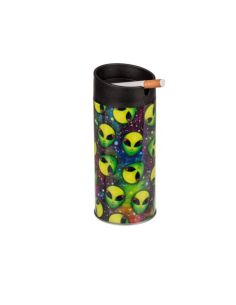 Cendrier en métal, Fancy Style, D: env. 7 cm, 6 ass., 12 pièces dans présentoir