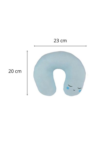 Coussin de Nuque Pour Bébé - 2 Couleurs Disponibles - Dimensions : 23 x 20 cm