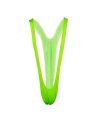 Maillot de bain pour homme Mankini Vert Fluorescent /Taille unique / Matière : Polyester / Dimensions : 71 x 14