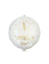 Ballon Métallique Rond "Communion" - Dimension : 35 cm