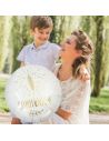 Ballon Métallique Rond "Communion" - Dimension : 35 cm