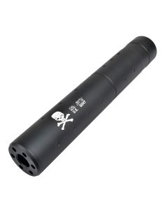 Silencieux Pour Réplique Airsoft 195x30mm Tête de Mort U.S. GOVT (Cyma)