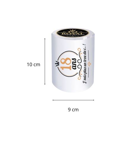 Rouleaux de Papier WC Humoriste - 10 Modèles Différents