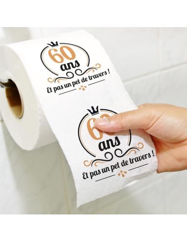 Rouleaux de Papier WC Humoriste - 10 Modèles Différents