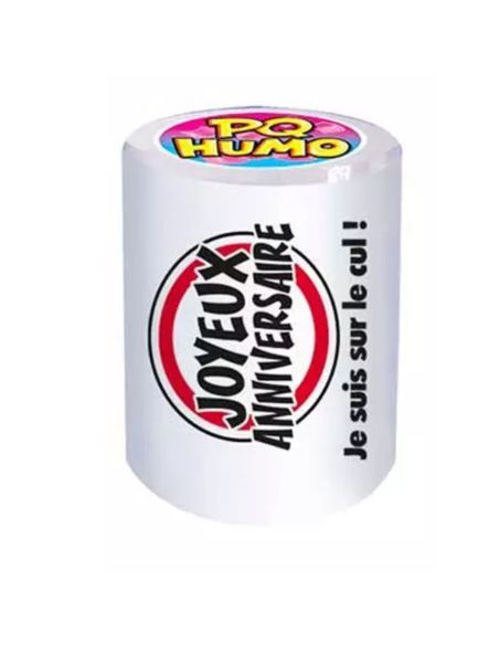 Rouleaux de Papier WC Humoriste - 10 Modèles Différents