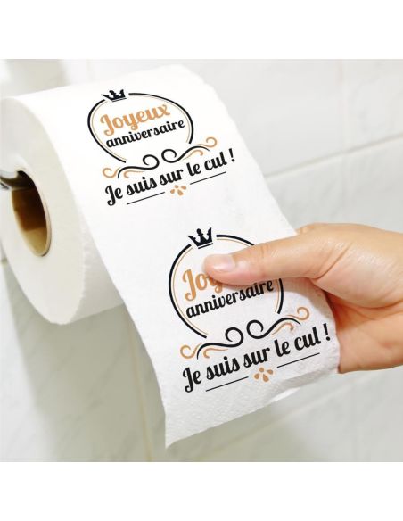 Rouleaux de Papier WC Humoriste - 10 Modèles Différents