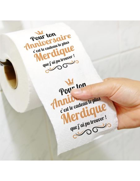 Rouleaux de Papier WC Humoriste - 10 Modèles Différents