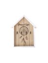 Boite à Clé en Bois en Forme de Maison - Dimensions : 30,5 x 24 x 3 cm - 2 Modèles Disponibles