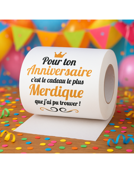 Papier WC Humoristique – 10 Rouleaux pour des Toilettes Fun !