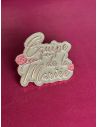 Broche EVJF "Equipe de la Mariée" - Dimensions : 4,5 x 4 cm